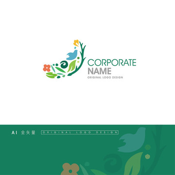 自然生态logo