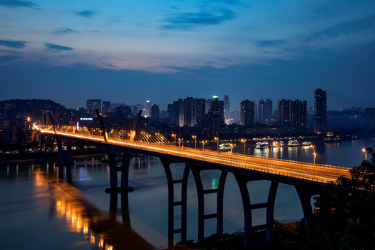 泸州国窖大桥夜景