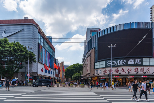 广州越秀区北京路步行街