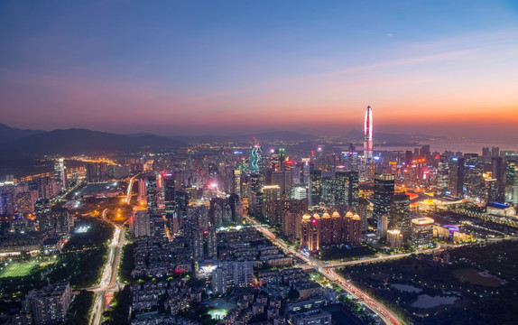 深圳全景夜景