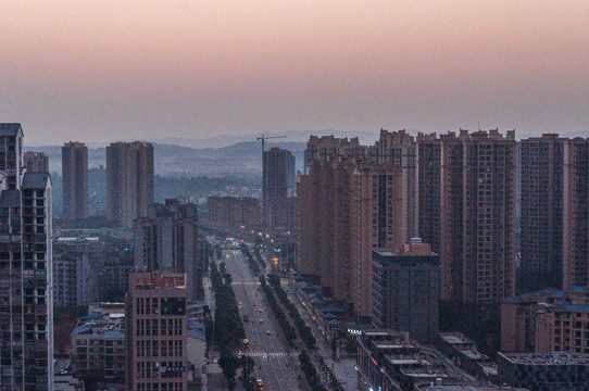 大足城市风光