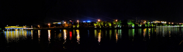 苏州外城河夜色风景