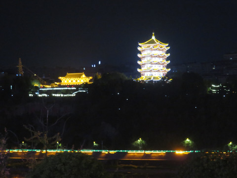 安康城市夜景