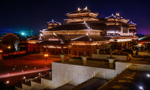 铜官窑古镇夜景