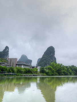 桂林阳朔遇龙河风光