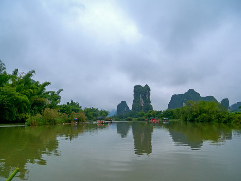 桂林阳朔遇龙河