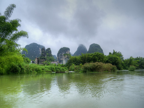 桂林阳朔遇龙河