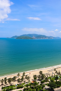 越南芽庄海滨风景