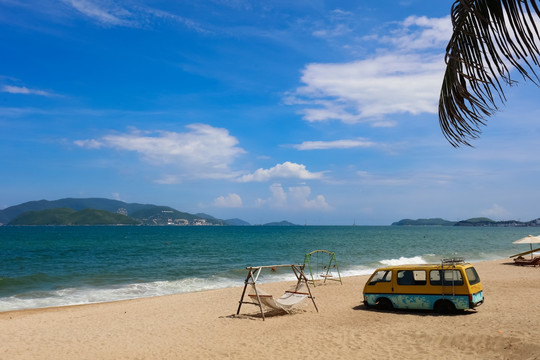 越南芽庄沙滩风景