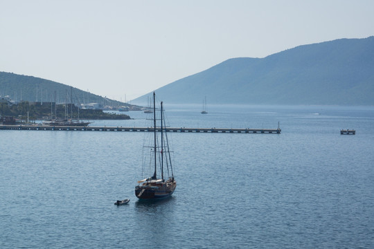 土耳其博德鲁姆海湾风光