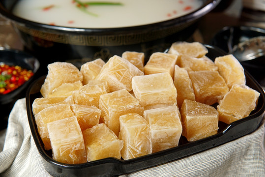 火锅冻豆腐