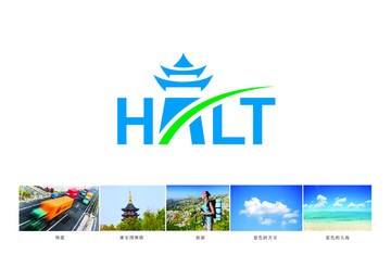 logo设计halt