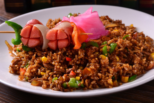 生炒牛肉饭