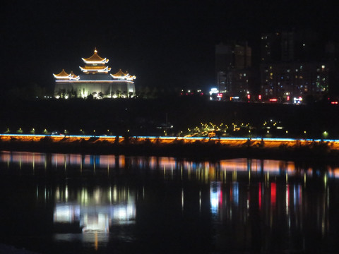 安康城市夜景