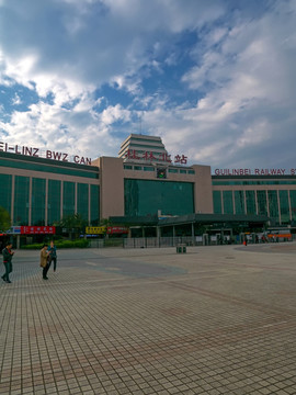 广西桂林北站候车大楼
