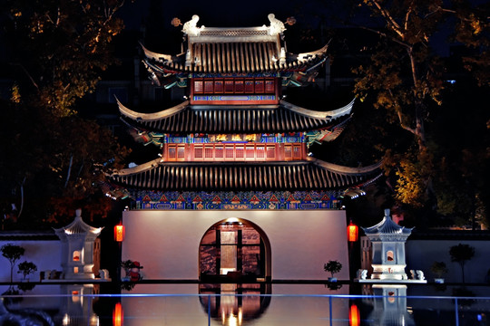 中国科举博物馆夜景
