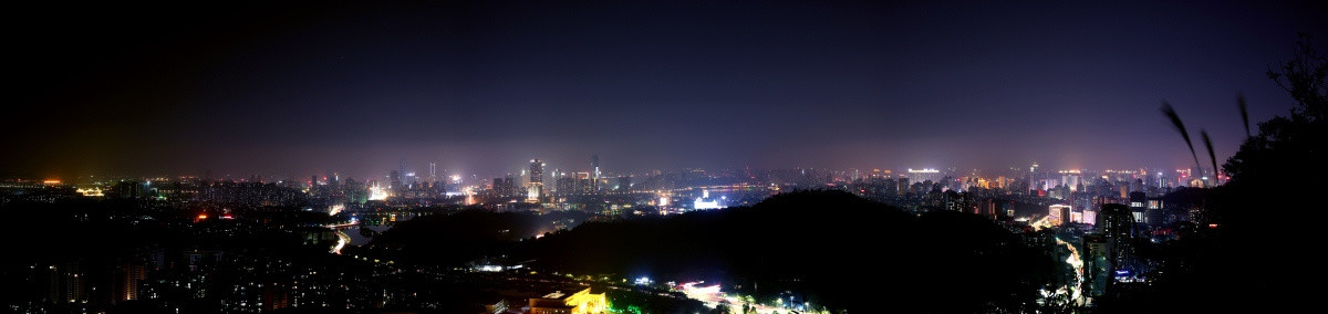 鹅城夜景全景商用