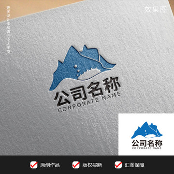 冰山logo设计