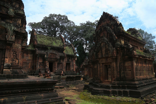 柬埔寨寺庙建筑