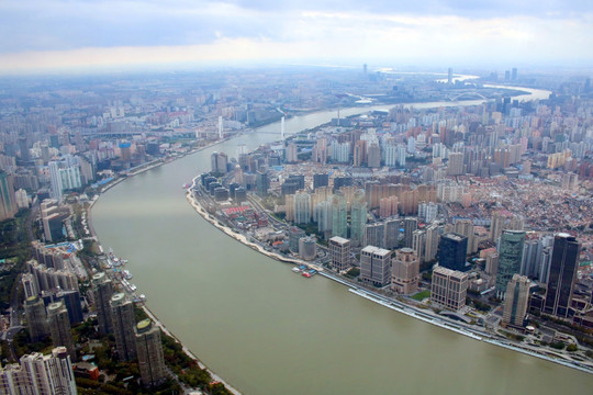 上海外滩俯览图