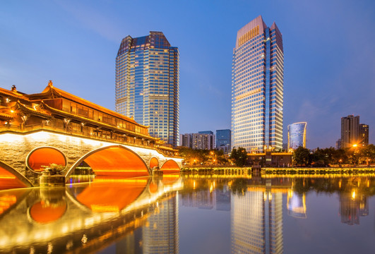 成都城市夜景