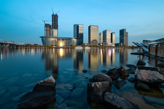 天津于家堡夜景