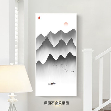 意境水墨山水装饰画