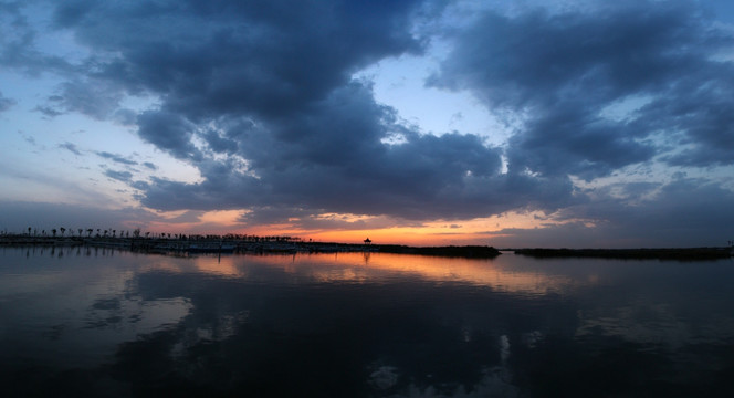 衡水湖全景