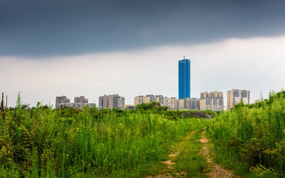 绿地城市工厂建筑