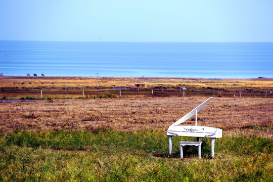 青海湖蔚蓝钢琴