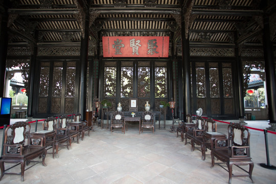 中式建筑大堂