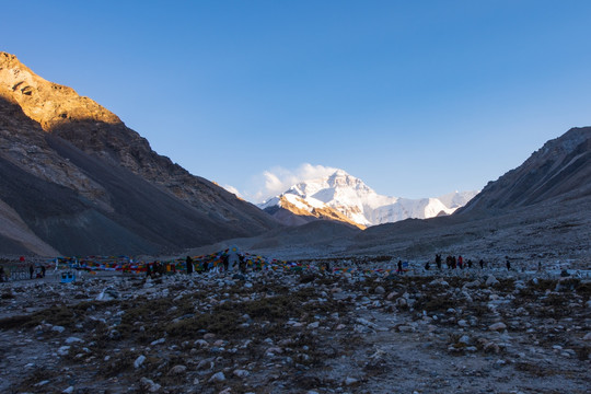 珠峰大本营拍摄的珠穆朗玛峰17