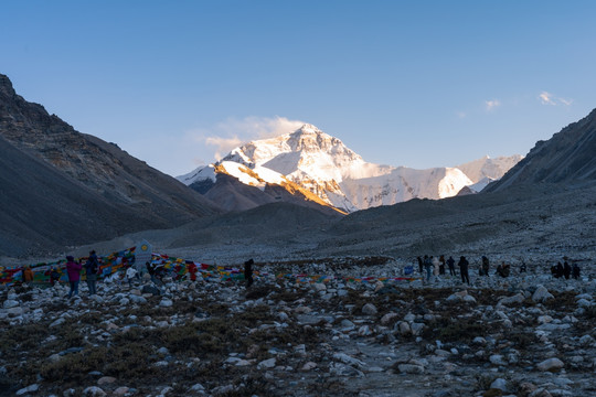 珠峰大本营拍摄的珠穆朗玛峰18