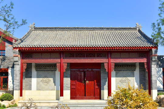中式门楼大门
