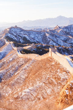 金山岭长城雪景