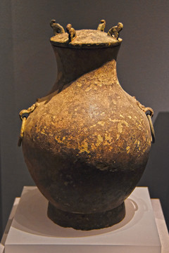 战国晚期青铜壶