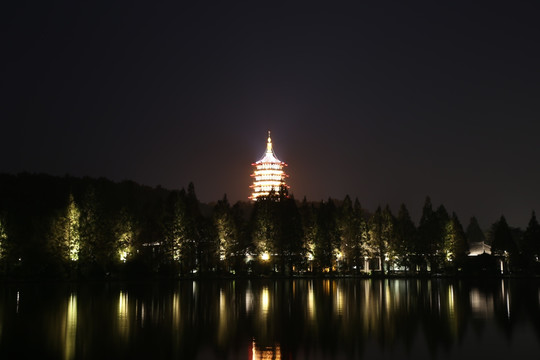 西湖夜景