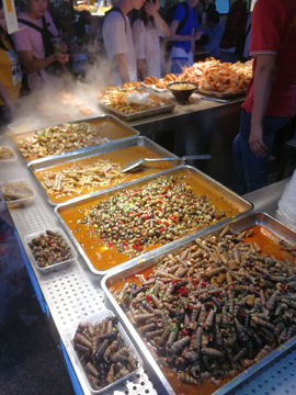 美食街海鲜