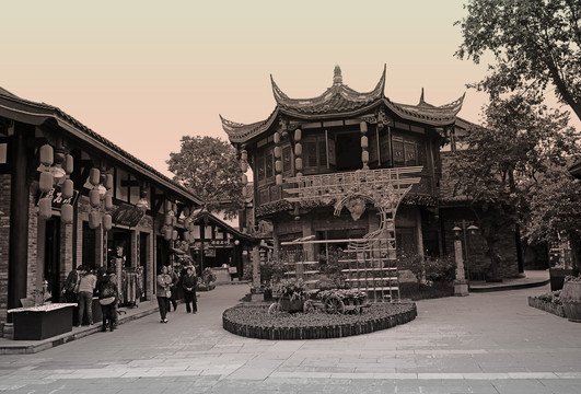 平乐古镇老照片