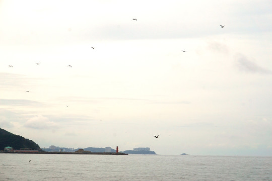 韩国襄阳洛山海水浴场
