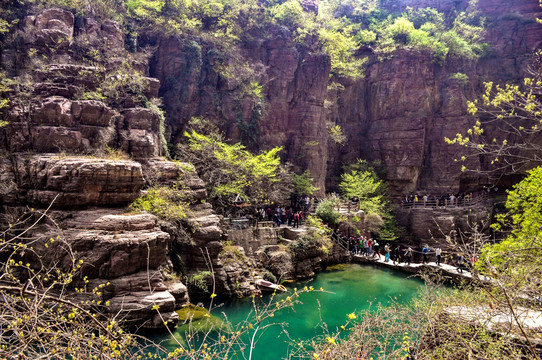 世界地址公园云台山红石峡