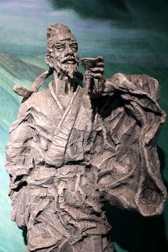 杜甫塑像