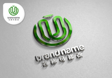 U字母极简logo