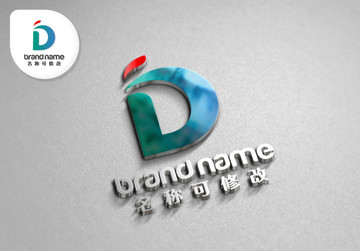 字母D凤凰logo