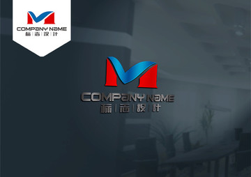 MV字母VM字母LOGO