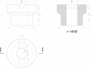 设备零件三视图