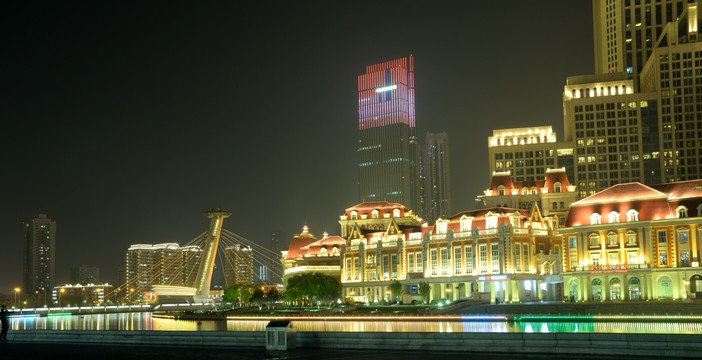 津湾广场夜景