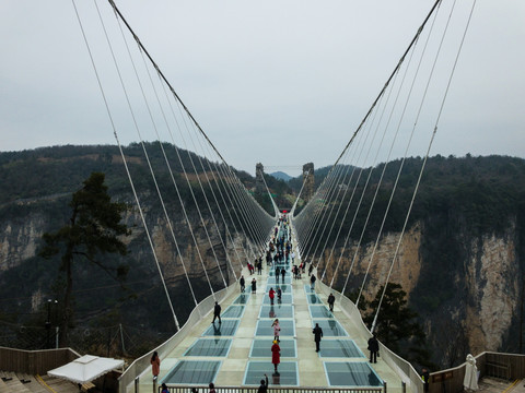 张家界大峡谷玻璃桥