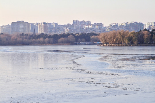 冰面与流水