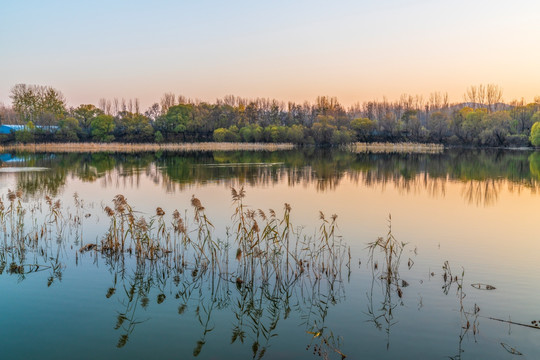 唯美湖景